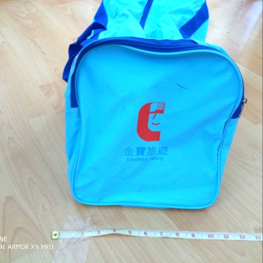 Light Blue Campbell Travel Duffle Bag